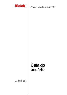 Guia do usu&aacute;rio
