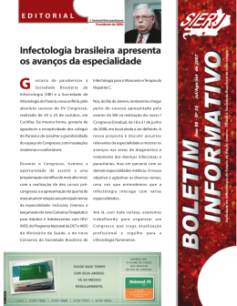 nº 23 - Infectologia brasileira apresenta os avanços da