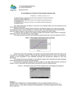 An investigations of kinetics for 304 austenitic stainless
