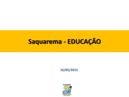 Saquarema, uma Cidade Educadora, Sustentável e Inovadora