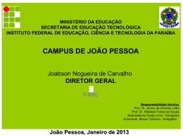 CAMPUS DE JOÃO PESSOA