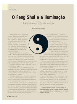 O Feng Shui e a Iluminação
