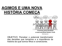Agimos e uma nova hist&oacute;ria come&ccedil;a