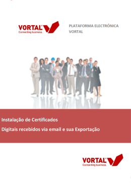 Instala&ccedil;&atilde;o de Certificados Digitais recebidos via email e sua