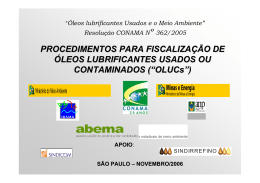 OLUCs - Minist&eacute;rio do Meio Ambiente