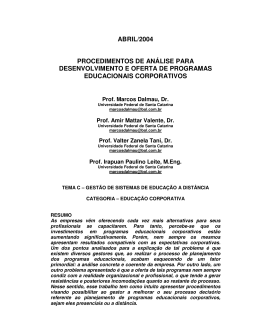abril/2004 procedimentos de an&aacute;lise para desenvolvimento