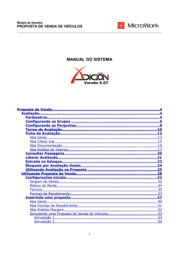 MANUAL DO SISTEMA