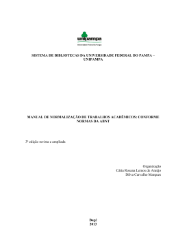 Manual de Normalização 3ed. 2013