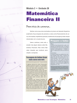 Matemática Financeira II