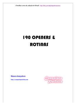 190 OPENERS & ROTINAS