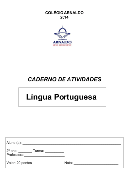 Português - Colégio Arnaldo