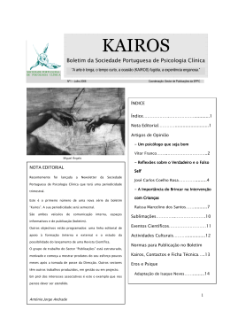 KAIROS - SPPC - Sociedade Portuguesa de Psicologia Clínica