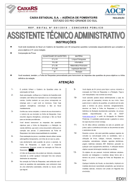 ED01 ASSISTENTE TECNICO ADMINISTRATIVO