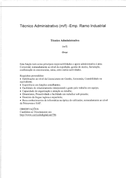 Técnico Administrativo (rn/f)
