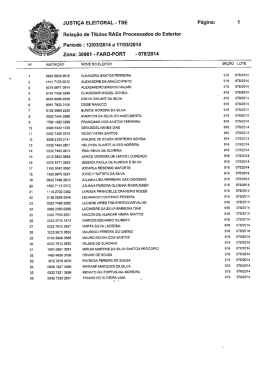 JUSTI&Ccedil;A ELEITORAL