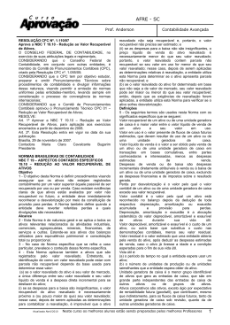 AFRE - SC 1 - Curso Aprova&ccedil;&atilde;o