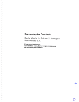 Demonstra&ccedil;&otilde;es Cont&aacute;beis - Atlantic Energias Renov&aacute;veis