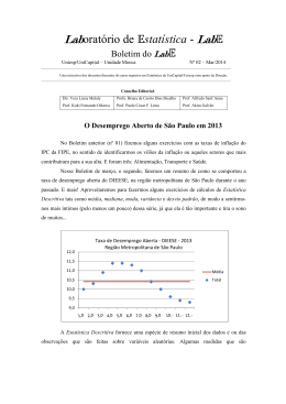 Laborat&oacute;rio de stat&iacute;stica - Lab