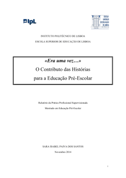Era uma vez - Reposit&oacute;rio Cient&iacute;fico do Instituto Polit&eacute;cnico de