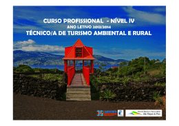 Curso Turismo Ambiental e Rural