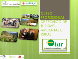 curso profissional de técnico de turismo ambiental e rural