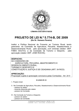 PROJETO DE LEI N.&ordm; 5.774