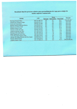 Resultado Final - UFRA