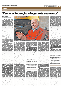 29/07/2015 - Cercar a reden&ccedil;&atilde;o n&atilde;o garante seguran&ccedil;a