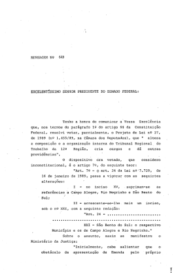 mensagem nq 649 excelentíssimo senhor presidente do senado