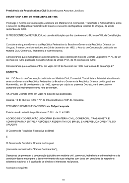 Presidência da RepúblicaCasa Civil Subchefia para