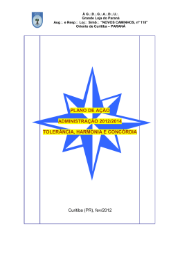 esboco plano de acao 2010-2012 - folheto