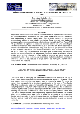 an&aacute;lise sobre o comportamento do consumidor: um estudo de caso