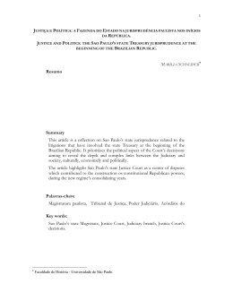 Justiça e Política - Tribunal de Justiça do Estado do Rio Grande do Sul