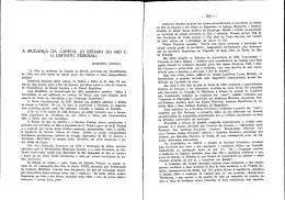 a mudan&ccedil;a da capital - Governo do Estado do Rio de Janeiro