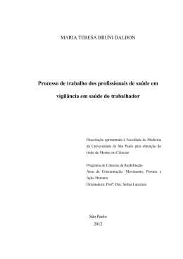 Processo de trabalho dos profissionais de sa&uacute;de em vigil&acirc;ncia em