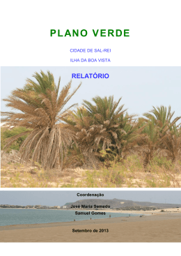 Plano Verde da Cidade de Sal Rei