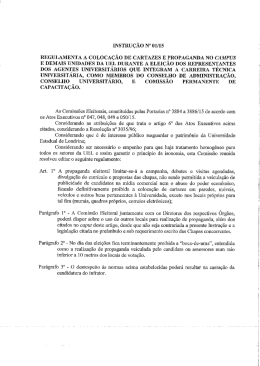 Instrução - Propaganda eleitoral
