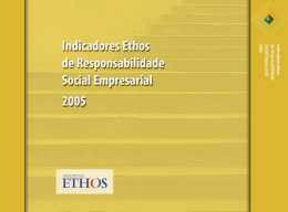 indicadores ETHOS 2005 Relatorio