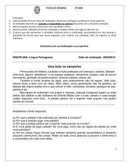 Uma bola no campinho
