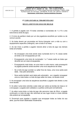 12&ordf; COPA ESTADUAL TIRADENTES-2013