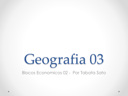 Geografia 04 - CASD - Blocos economicos 02