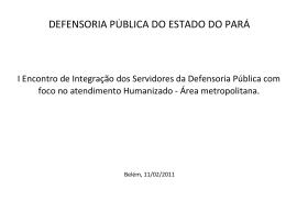 Centro de Estudos - Defensoria P&uacute;blica do Estado do Par&aacute;