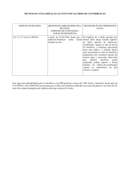 REVIS&Atilde;O DA N&Atilde;O LIMITA&Ccedil;&Atilde;O AO TETO NOS SAL&Aacute;RIOS DE