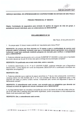 Esclarecimento n&ordm; 02