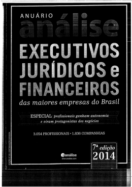 Anu&aacute;rio An&aacute;lise