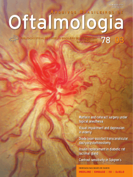 Warfarin and cataract surgery under topical anesthesia Visual