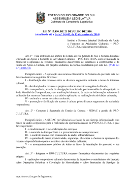 Lei Estadual nº 13.490, de 21 de julho de 2010