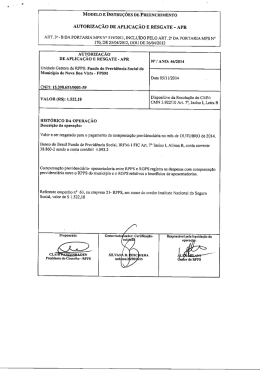 apr - Prefeitura Municipal de Nova Boa Vista