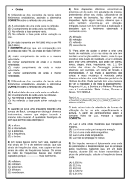 2&ordm; ano EF07 Ondas