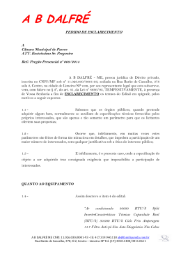 A B DALFR&Eacute; - C&acirc;mara Municipal de Passos